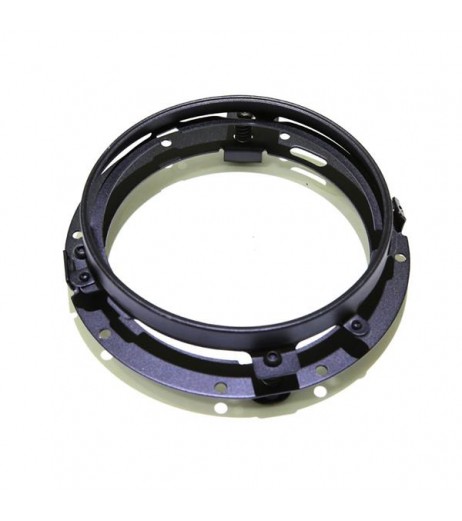 7" Portable High Quality Stainless Steel Headlight Bracket Black